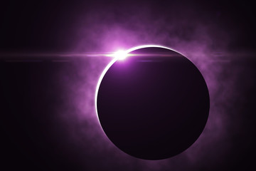 Beautiful solar eclipse