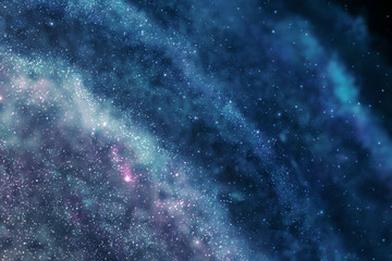 Obraz na płótnie Canvas Cosmic universe star cloud and galaxy