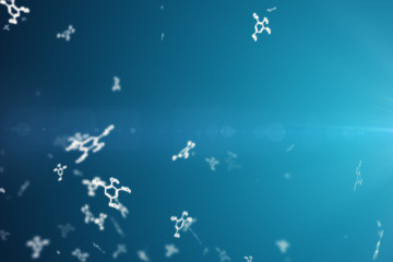 TNT's chemical molecules