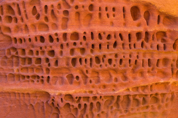 Coloured Canyon is a rock formation on South Sinai (Egypt) peninsula. Desert rocks of multicolored sandstone background.	