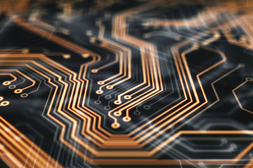 Orange circuit board