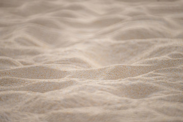 The surface and the sand shape that occurs naturally