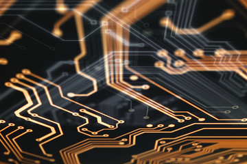 Orange circuit board