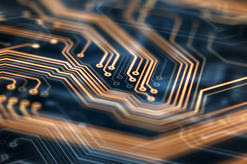 Orange circuit board