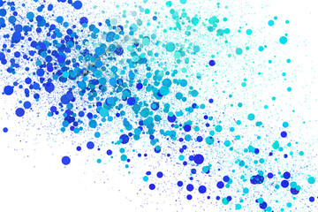 Colorful rainbow color points.