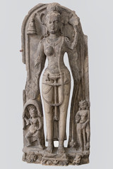 Archaeological sculpture of Tara, made of Basalt rock. Circa eleventh century of the Common Era,...