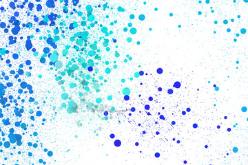 Colorful rainbow color points.