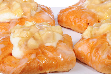 Baking carved on a white background