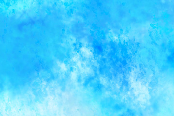水彩テクスチャ　青