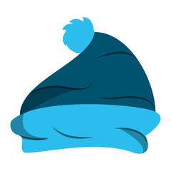 Winter beanie hat fashion clothes isolated