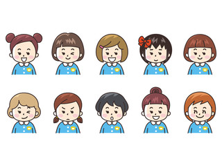 保育・幼稚園児の女の子いろいろ