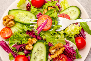 Fresh vegetables cooking background