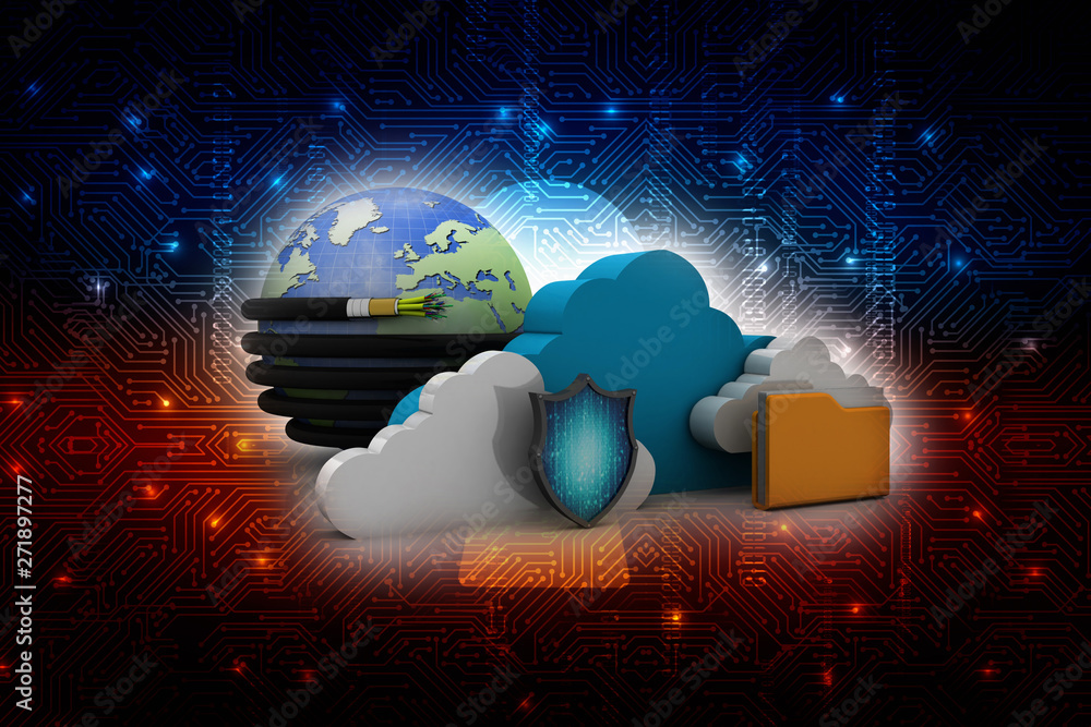 Poster 3d ,rendering ,blue, cloud, computer, computing ,concept ,connection ,content ,data, database, docum