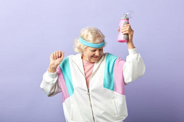 My Grandma doing in for sports regulary and feels wonderful at her sixties, active lifestyle, healthy food and regular trainings keep her in good form.