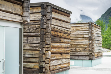 Flydalsjuvet plateau with facilities, Norway