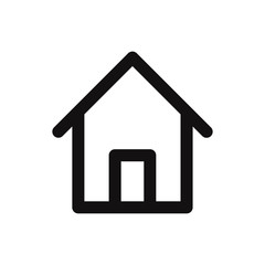 Home vector icon in modern style for web site and mobile app