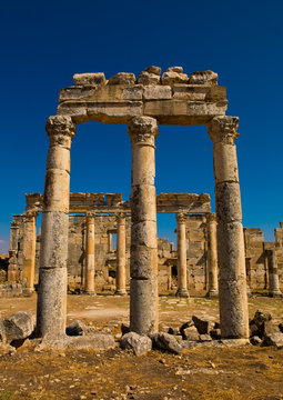 Columned Ancient Street, Apamea, Syria
