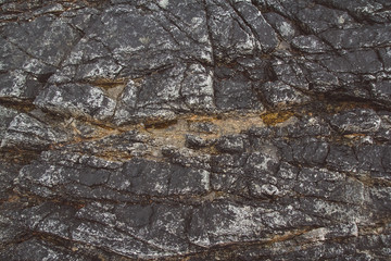 abstract stone texture from waves erode, nature background. Top view. Copy space. Can use as banner.