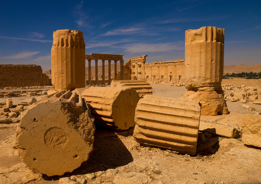 Temple Of Bel In The Ancient Roman city of Palmyra, Syria