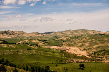 Beautiful spring landscape in Altai 