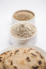 bajra / sorghum ki roti or pearl millet flat bread
