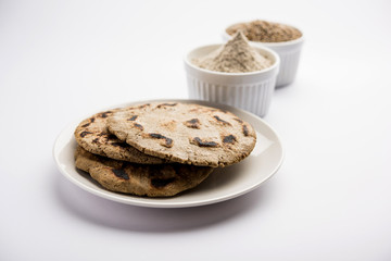 bajra / sorghum ki roti or pearl millet flat bread