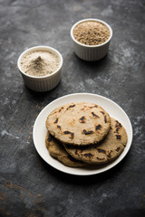 bajra / sorghum ki roti or pearl millet flat bread
