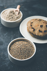 bajra / sorghum ki roti or pearl millet flat bread