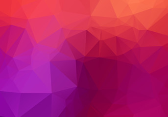 Abstract mosaic Red Polygonal Geometric Triangle Background, Low Poly Style. Business Design Templates modern Triangle Background.