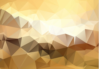 Abstract mosaic Brown Polygonal Geometric Triangle Background, Low Poly Style. Business Design Templates modern Triangle Background.