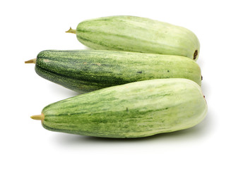 Muskmelon (yangjiaomitianguo) on white background