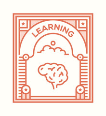 LEARNING ICON CONCEPT