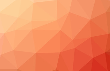 Abstract mosaic Orange Polygonal Geometric Triangle Background, Low Poly Style. Business Design Templates modern Triangle Background.