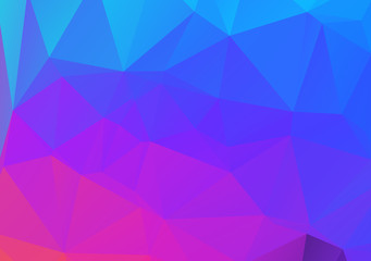 Obraz premium Abstract mosaic Colorful Polygonal Geometric Triangle Background, Low Poly Style. Business Design Templates modern Triangle Background.