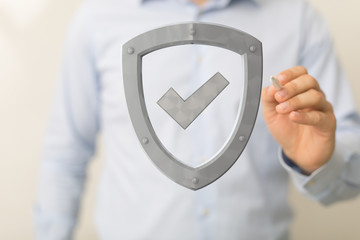 security data code digital in hand