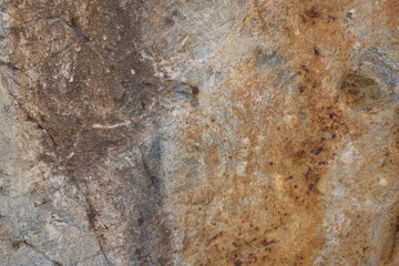 Rusty materials on stones 6
