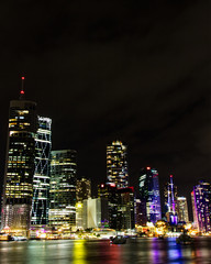 Fototapeta na wymiar Brisbane city at night 