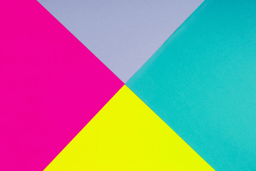 Abstract geometric background in bright neon colors