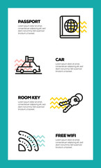 HOTEL LINE ICON CONCEPT