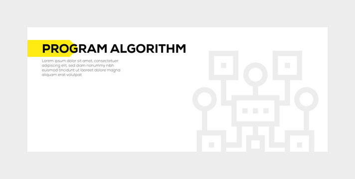 PROGRAM ALGORITHM BANNER CONCEPT