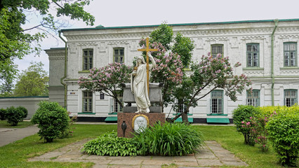 Ypsilanti Monument 1818 in the Kiev-Pechersk Lavra courtyard