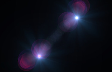 Lens flare overlay texture. Laser beams.light flare on black background object design abstract for overlay on you design. Easy to add overlay or screen filter over photos.