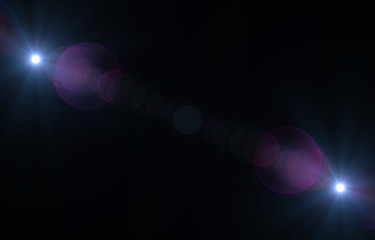 Lens flare overlay texture. Laser beams.light flare on black background object design abstract for overlay on you design. Easy to add overlay or screen filter over photos.