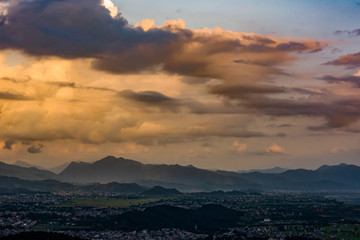Sunset Over Pokhara, Nepal
