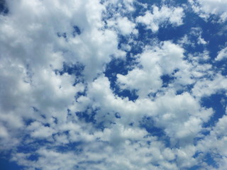 Obraz premium blue sky with clouds