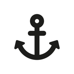 Anchor icon. Simple vector image