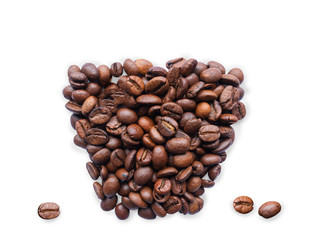 Coffee beans cup