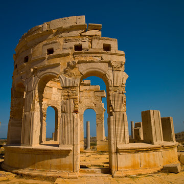 Market place, Leptis Magna, Libya