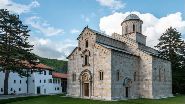Construction began during the reign of Serbian King Stefan Decanski in 1327 and the original founding charter from 1330 has been preserved.Decanski's son, Stefan Dusan, seized the Serbian throne
