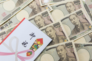 ご祝儀袋と現金